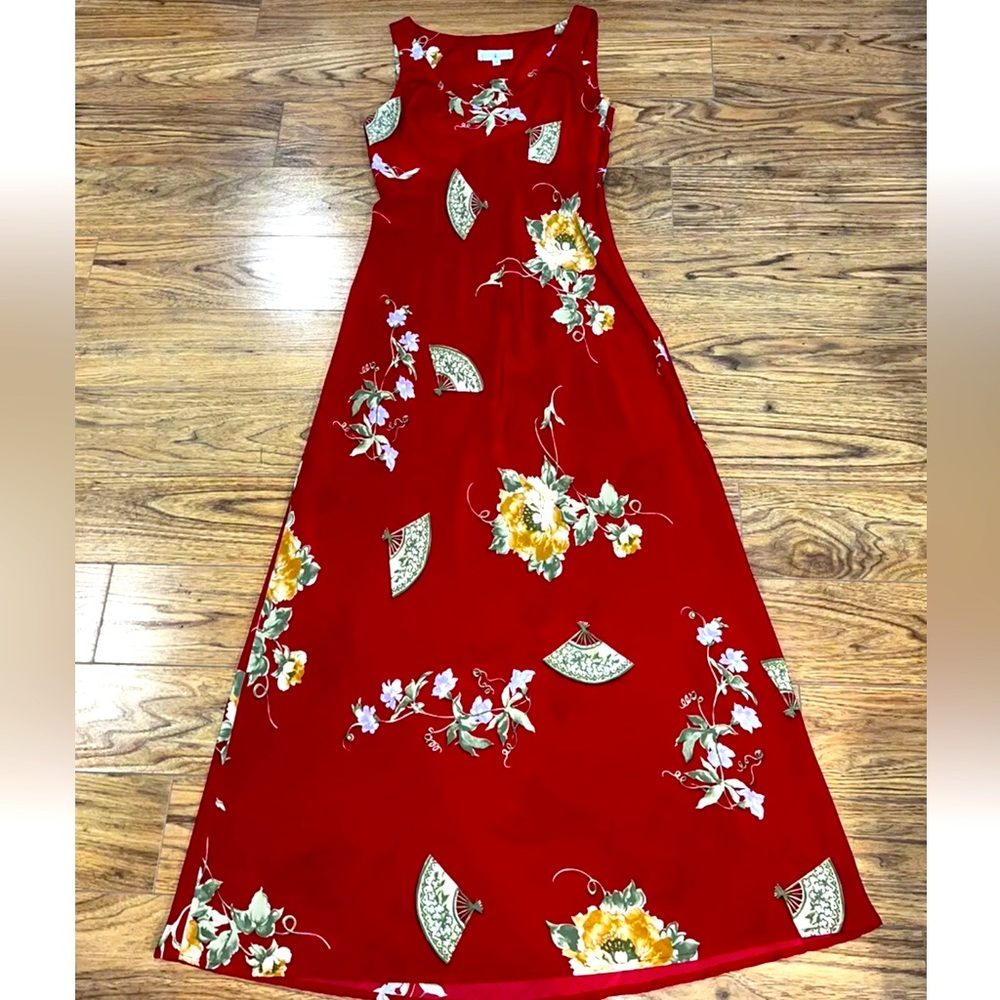 Vintage Rampage 90s Spring & Summer Floral Maxi Dress size 7